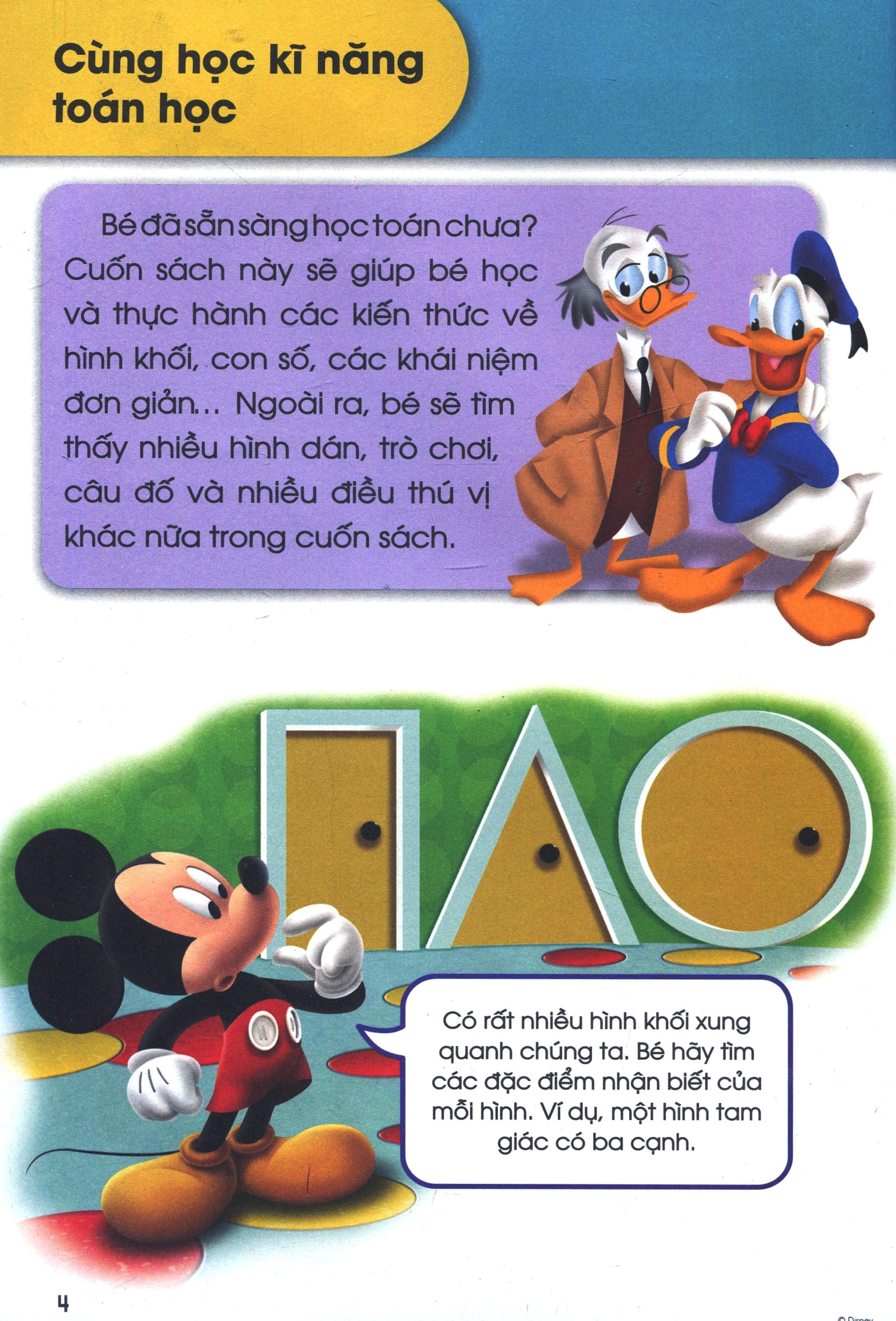 Hình ảnh Sách - Các Kĩ Năng Học Tập Của Disney - Cùng Học Kỹ Năng Toán Học - Tập 2