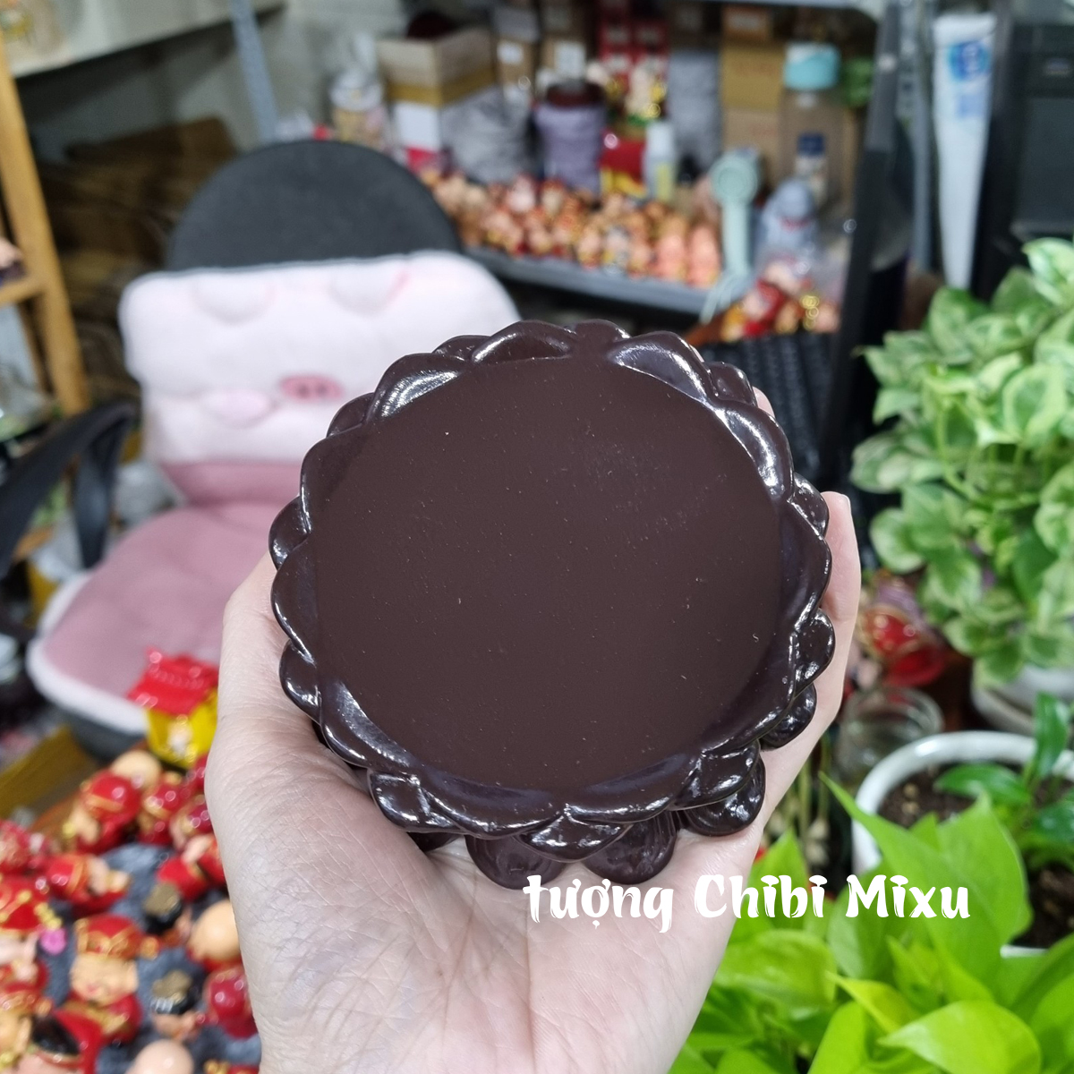 Chân đế phật đài sen ngang 9.5cm x cao 3.5cm