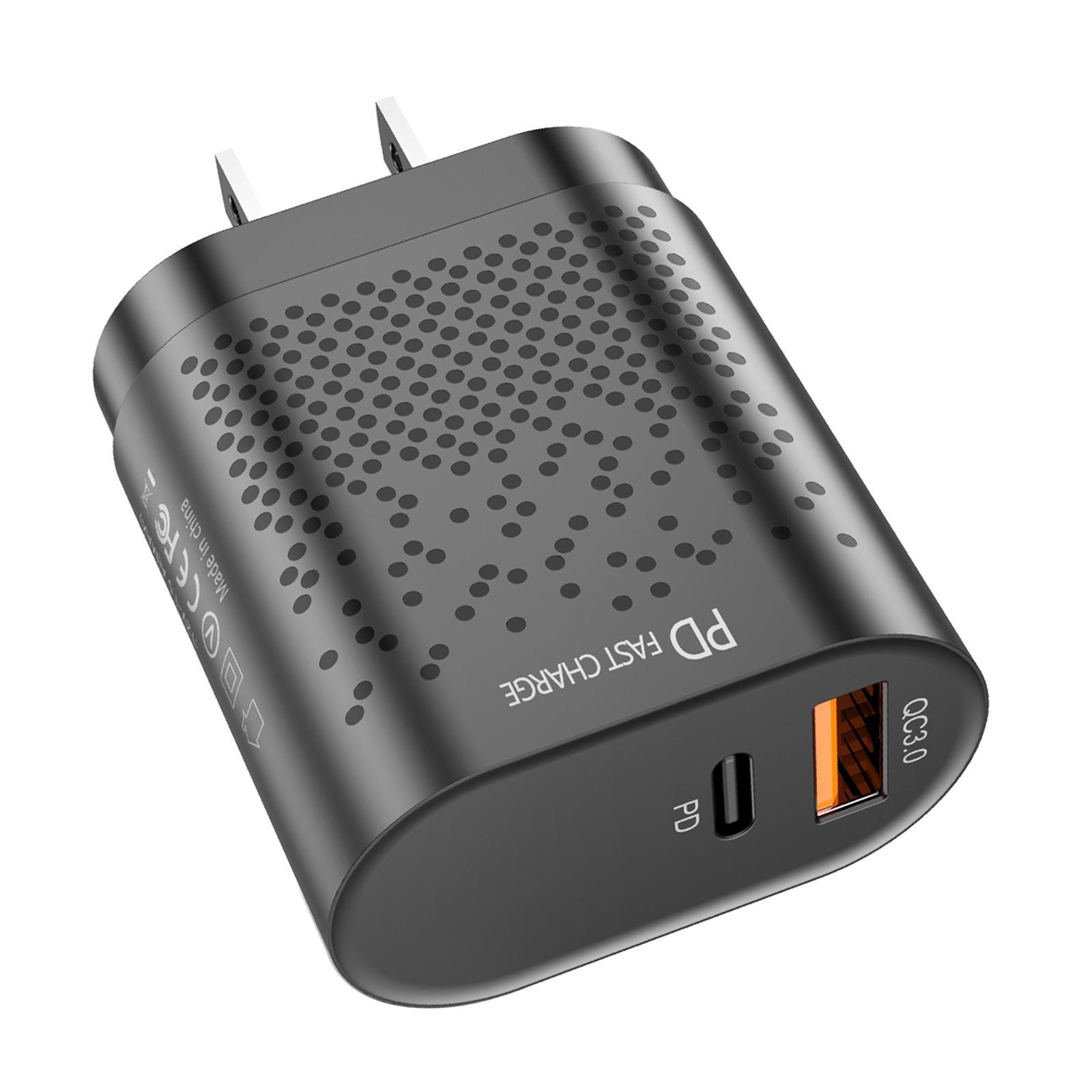 QC 3.0 USB C PD Ports Wall Charger Power Adapter US Plug