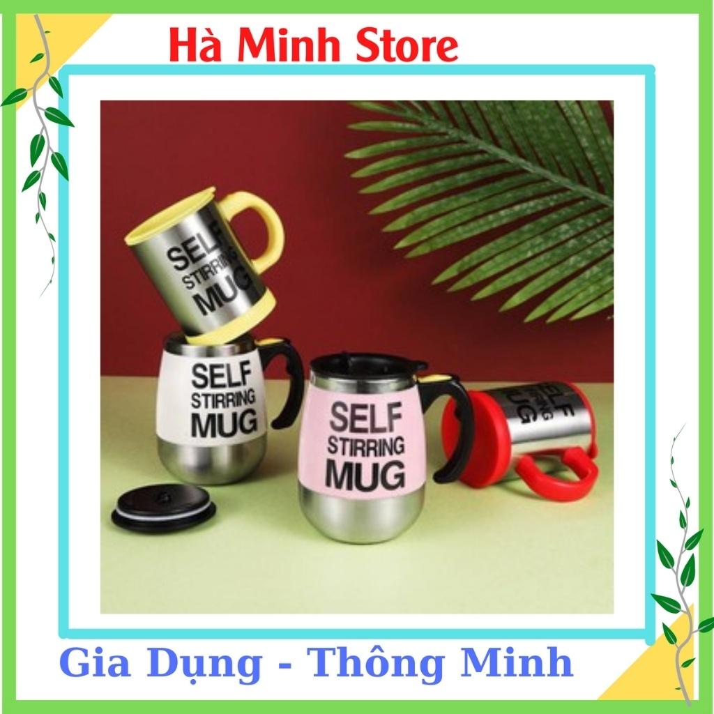 Cốc Cafe Tự Khuấy, Giữ Nhiệt, Giúp Đánh Tan Đường Sữa Các Loại Đồ Uống Tự Động Nhanh Chóng Tiện Lợi - Gia Dụng Hà Minh
