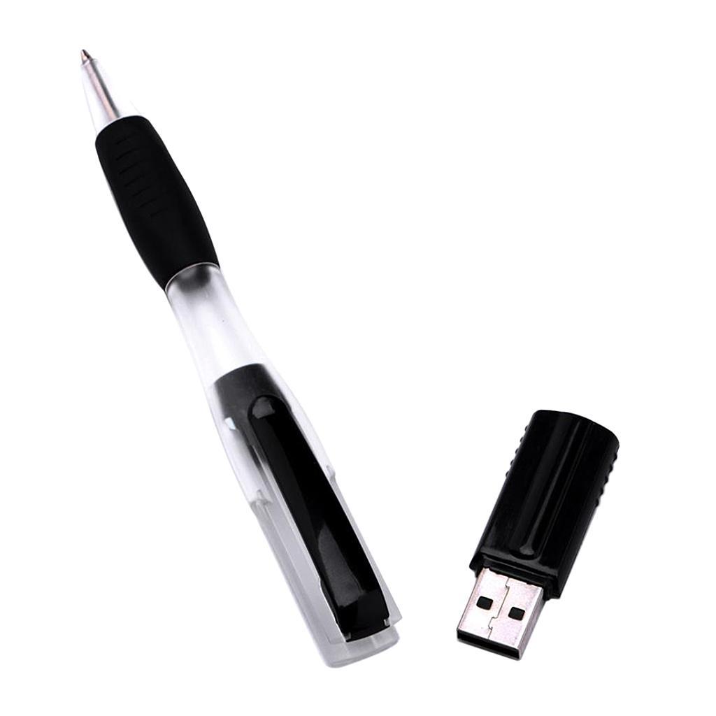 Business USB 2.0 Flash Drive, 2-in-1 Memory Thumb U Disk with Ballpoint Pen