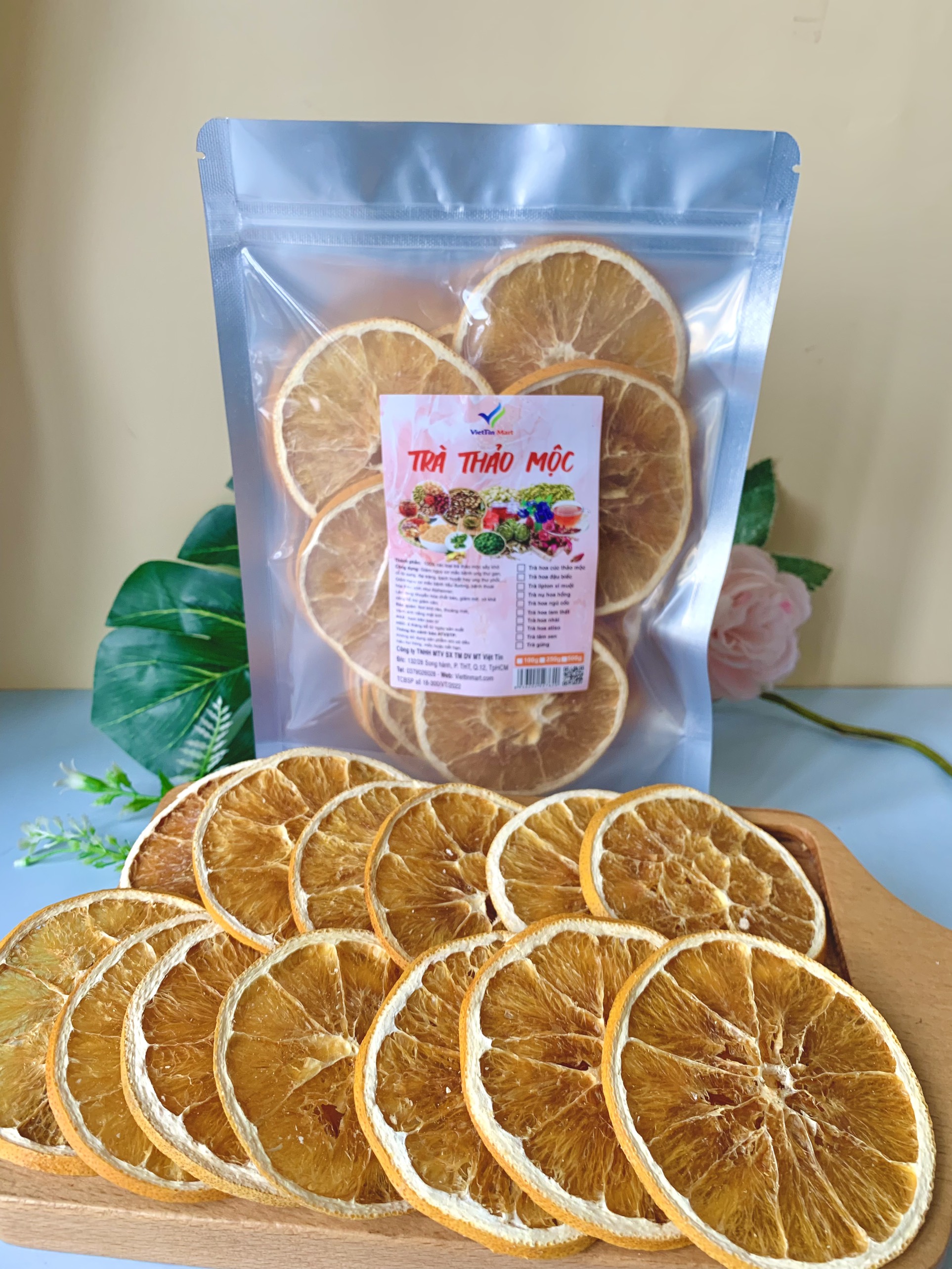 Cam Thái Lát Sấy Khô Tự Nhiên 100gr VietTin Mart