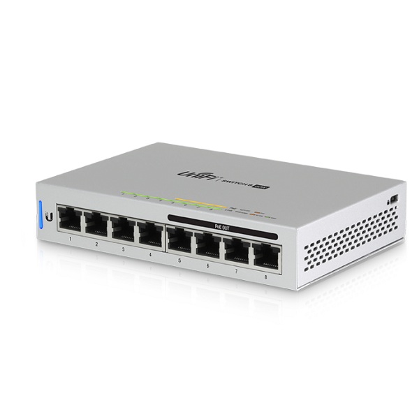 Thiết bị chuyển mạch thông minh Switch Gigabit 8 Port Unifi US-8 - Hàng chính hãng