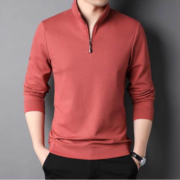 Áo SWEATER Poly 2da Thu Đông dài tay Phong cách Hàn Quốc W06 Khóa cao cổ