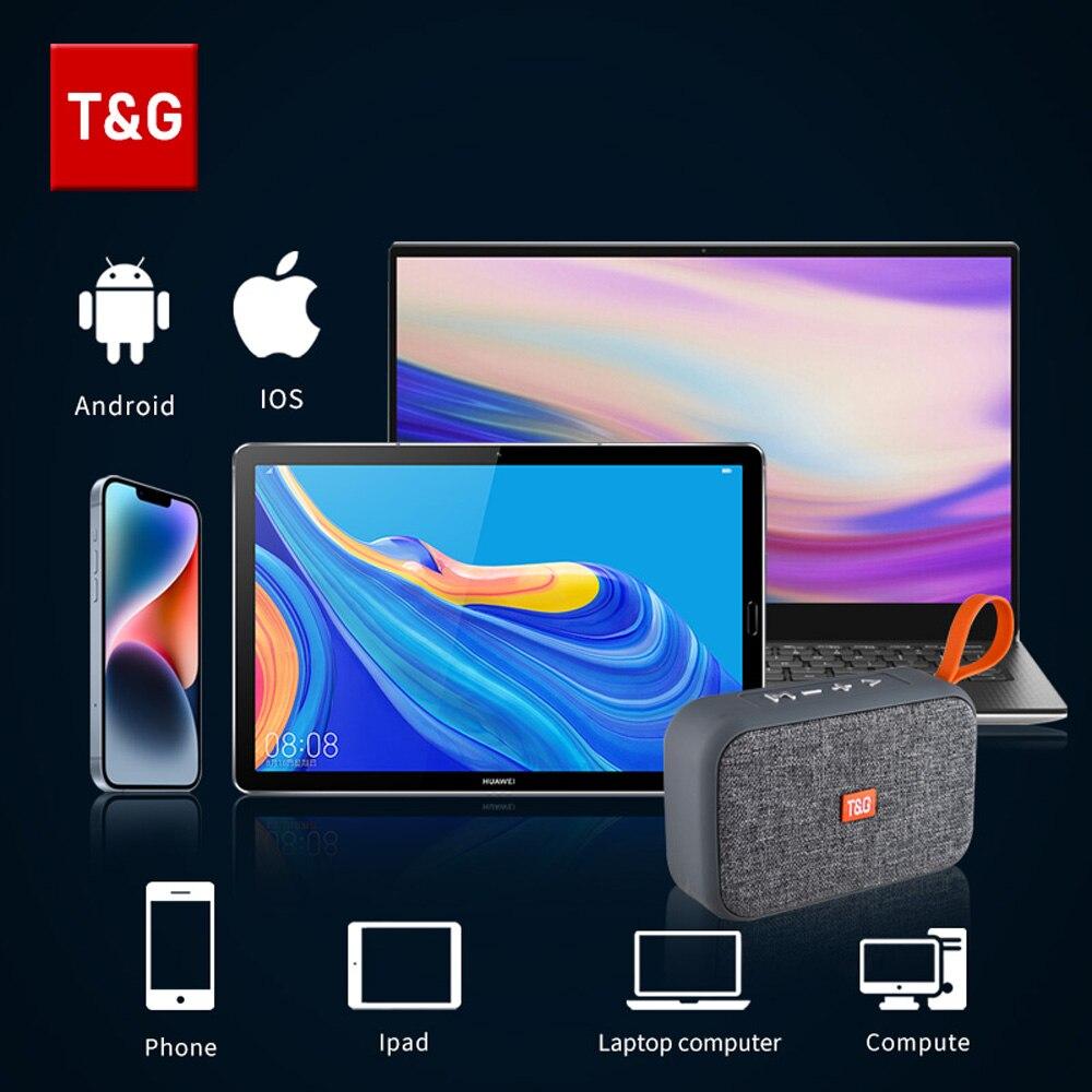 Loa TG506 Loa thanh không dây mini di động Bluetooth 5.0 Loa HIFI ngoài trời trong nhà Hỗ trợ thẻ TF Đài FM Chống nước Màu sắc: Đen