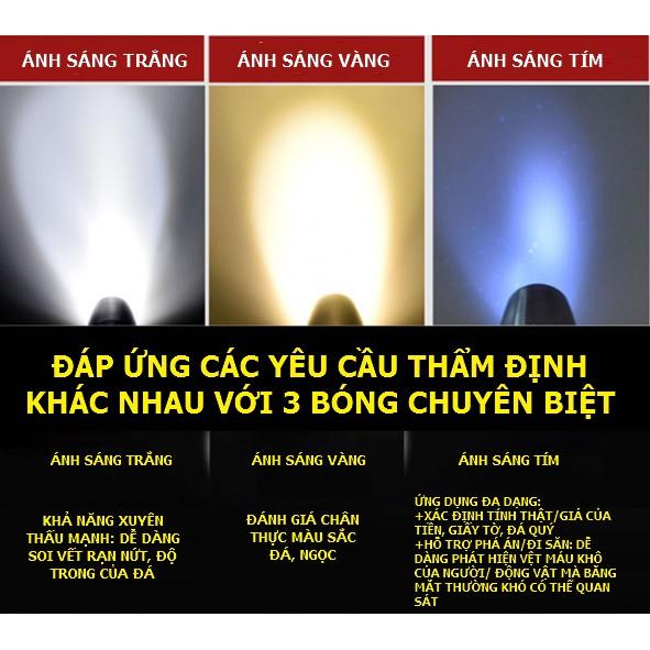 ĐÈN SOI ĐÁ QU Ý KIÊM SOI TIỀN, GIẤY TỜ GIẢ CHUYÊN DỤNG