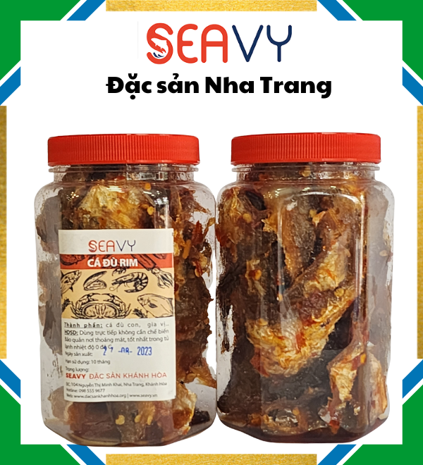 Đặc Sản Nha Trang- Cá Đù Rim Nguyên Con Seavy Hộp 200g ️