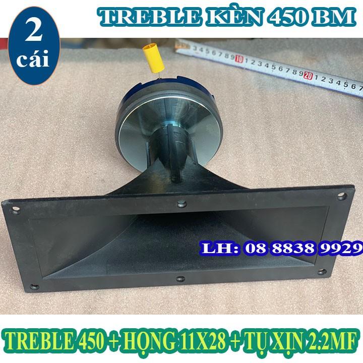 LOA TREBLE KÈN 450 BM + TỤ 2.2MF + HỌNG 11x28 - HÀNG NHẬP KHẨU