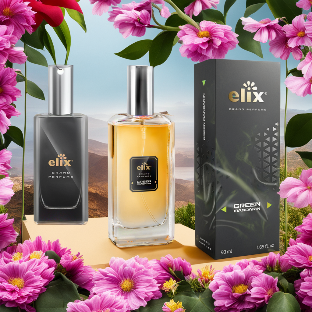Nước hoa xịt ô tô Grand Perfume 50ml - Hương Green Mandarin (Quýt Xanh) - Hàng Chính Hãng nhập khẩu Ba Lan