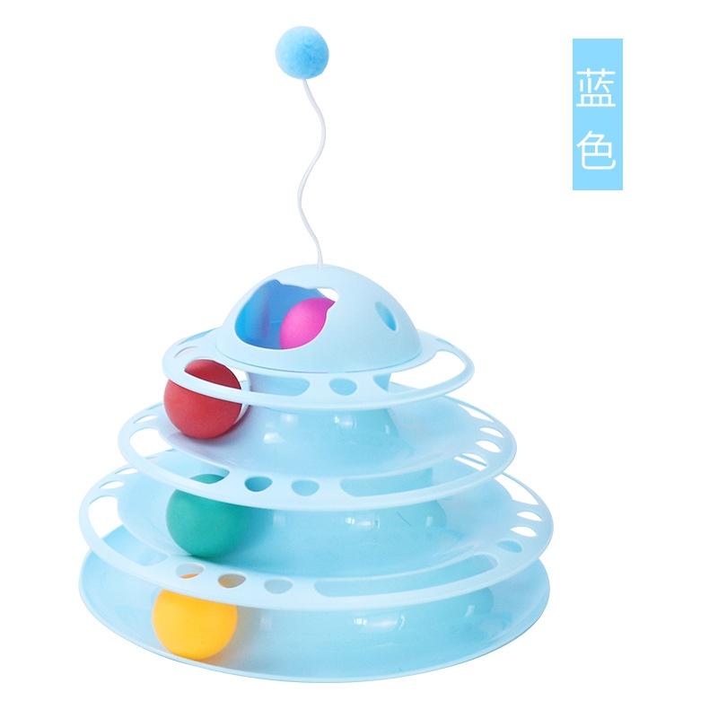 Đồ chơi cho mèo, Tháp bóng lăn 4 tầng