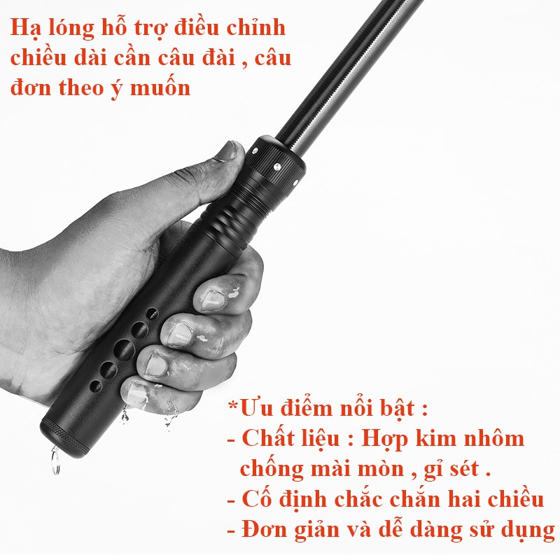 Hạ Lóng Cần CHUXIAN Chất Liệu Hợp Kim Nhôm Chống Mài Mòn,Chắc Chắn Hai Chiều Dễ Dàng Sử Dụng PK41