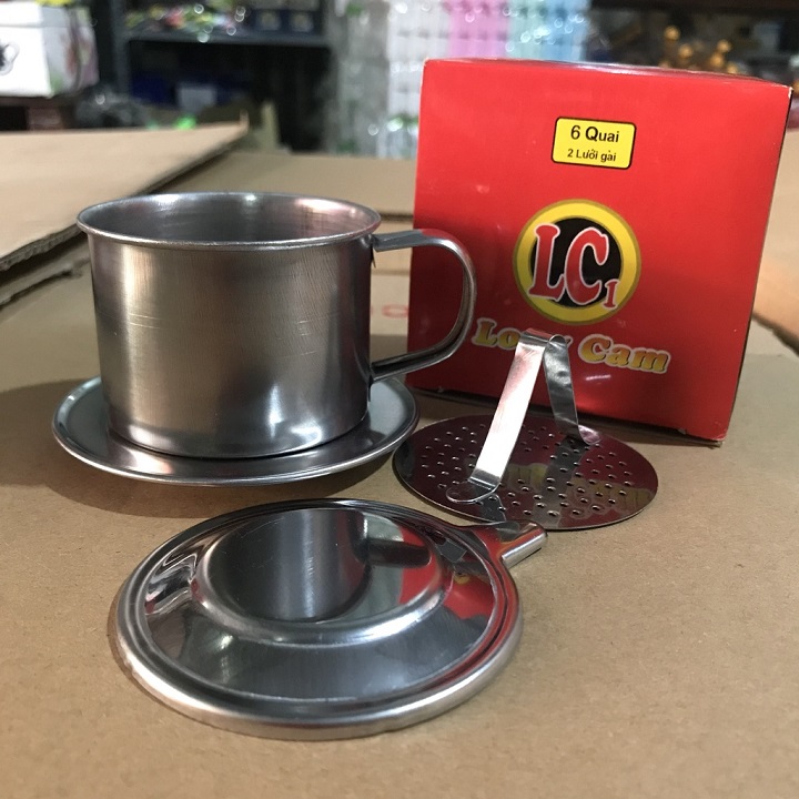 Phin pha cafe inox cao cấp không gỉ loại dày