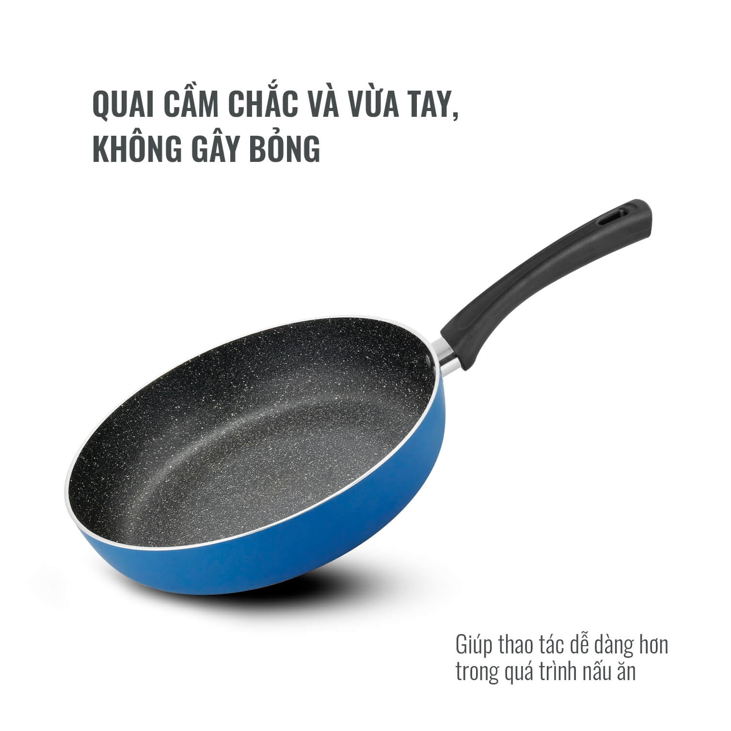 Chảo vân đá 28cm đáy từ Colosseum Elmich Y1 EL 3721,Hàng chính hãng, truyền nhiệt nhanh, chống dính an toàn - JoyMall