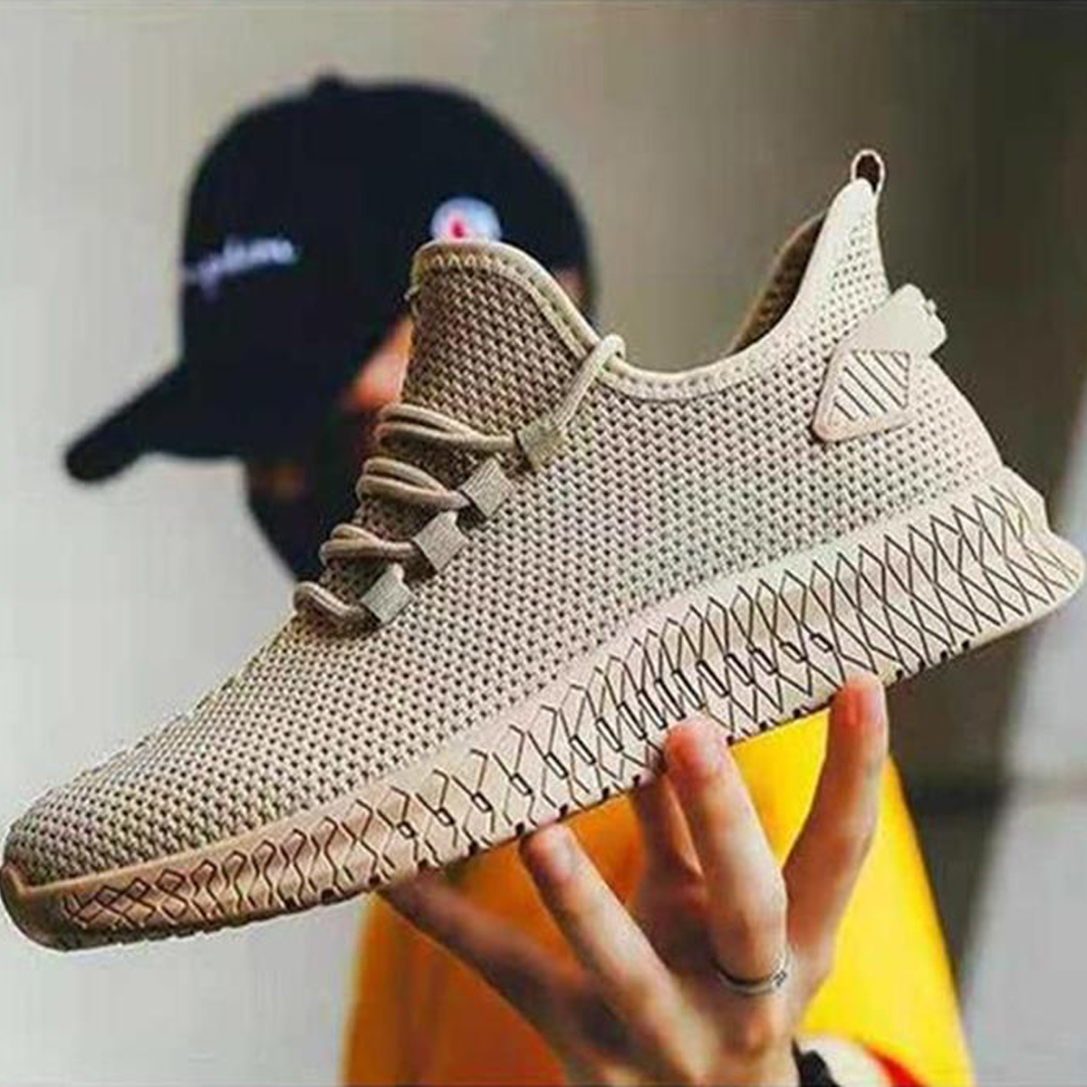 Giày nam, giày sneaker nam khử mùi hôi, đế cao su nguyên khối siêu nhẹ siêu bền - Tặng 1 đôi tất giao màu ngẫu nhiên như trong hình