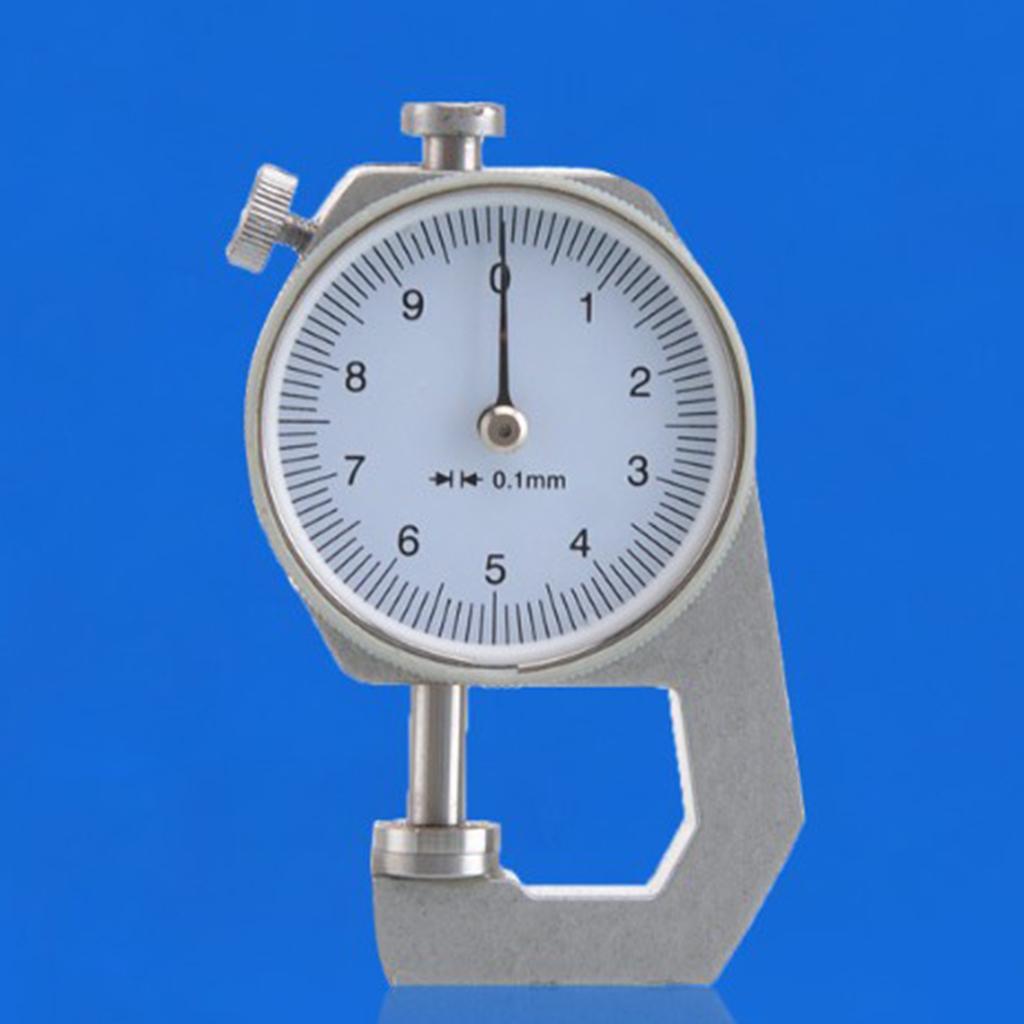 0.79'’ Precision Dial Pocket Flat Head Thickness Gauge Gage Measuring Tool