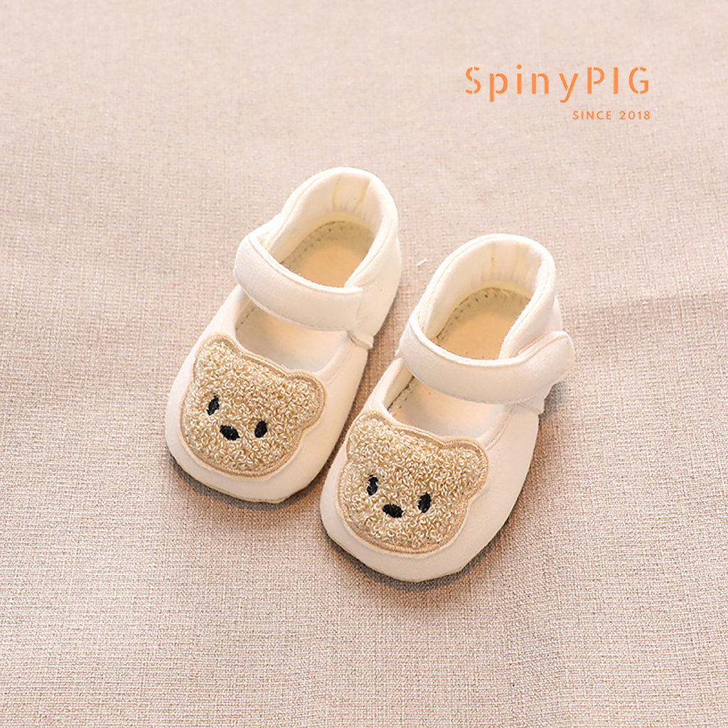 Giày tập đi cho bé 0-18 tháng tuổi 100% cotton hữu cơ tự nhiên không chất tẩy nhuộm chống trơn trượt hàng siêu xinh ơi