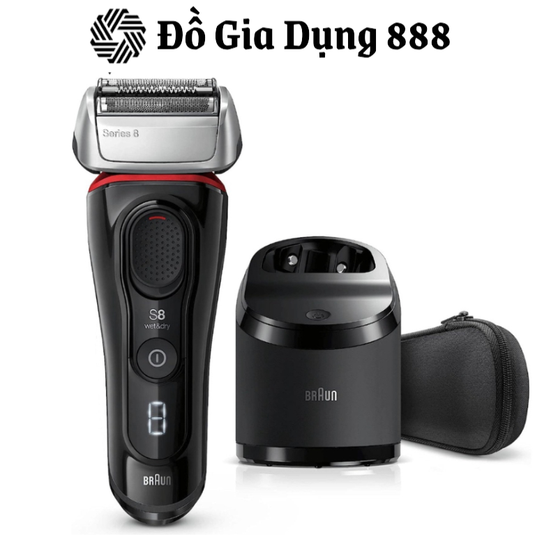 Máy Cạo Râu Braun series8 8380cc, Máy Cạo Râu Khô Và Ướt, Máy Tăng Đơ, Máy Tông Đơ, Nhập Đức, Hàng Chính Hãng