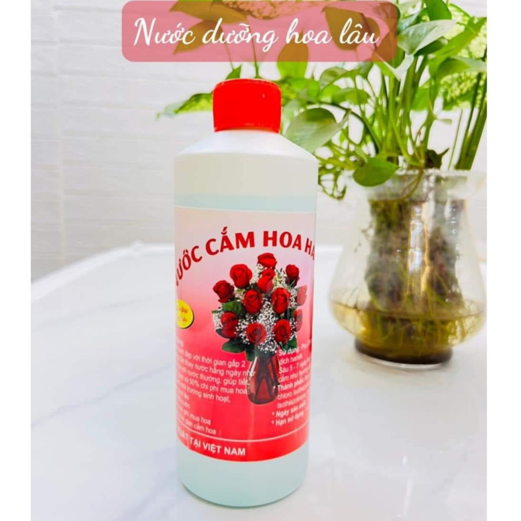 NƯỚC CẮM HOA GIỮ HOA TƯƠI LÂU HAMILK 400ML, NƯỚC CHĂM SÓC HOA VÀ CÂY KHÔNG BỊ THỐI RỬA, GIÚP HOA TƯƠI LÂU HƠN, GIỮ - HOA TƯƠI LÂU - NƯỚC KHÔNG THỐI