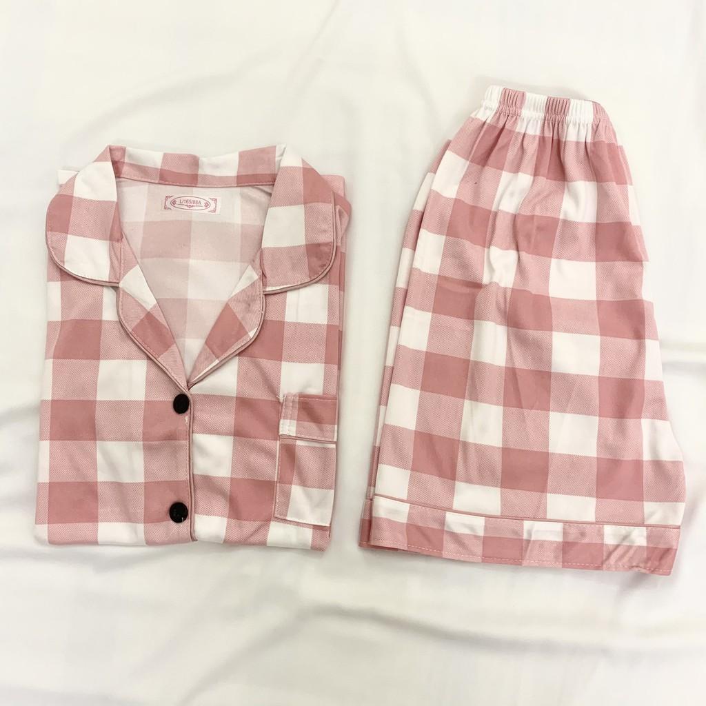 Đồ Bộ Pijama Cộc Mặc Nhà, Bộ Ngủ Cộc Nhiều Màu Xinh Xắn CCCP09