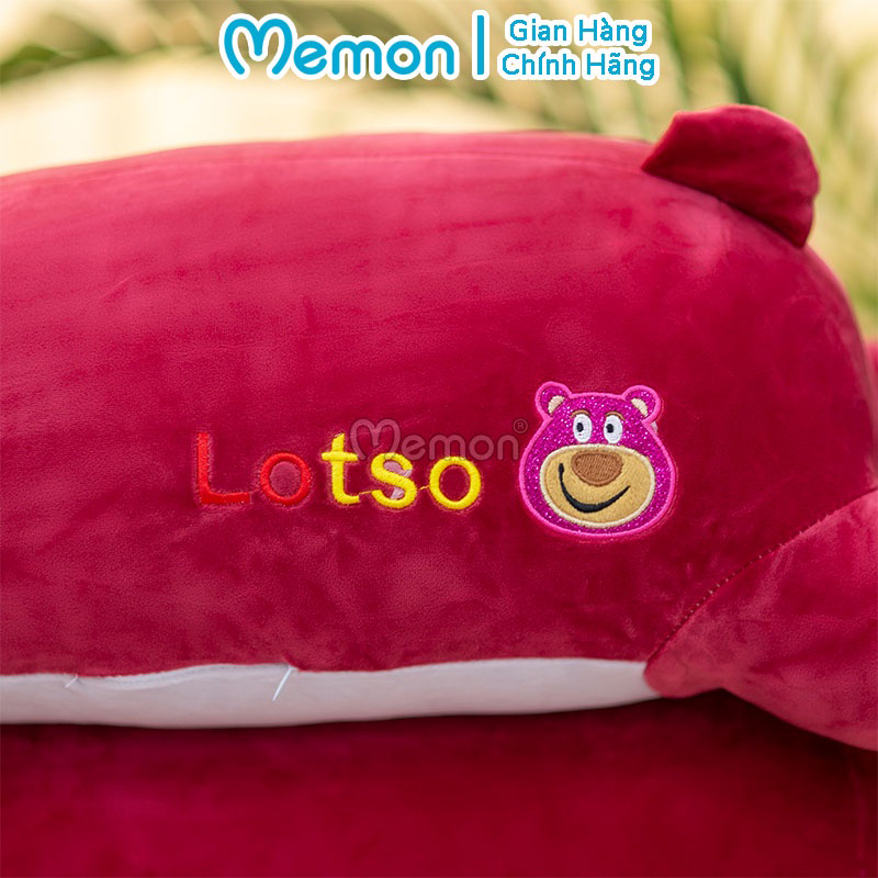 Gối Ôm Lotso Huggin Bear Nhồi Bông 70cm - 1m - 1m3 Cao Cấp Memon