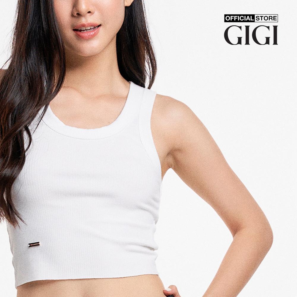 GIGI - Áo ba lỗ nữ croptop phom ôm nữ tính G1208T222266-00