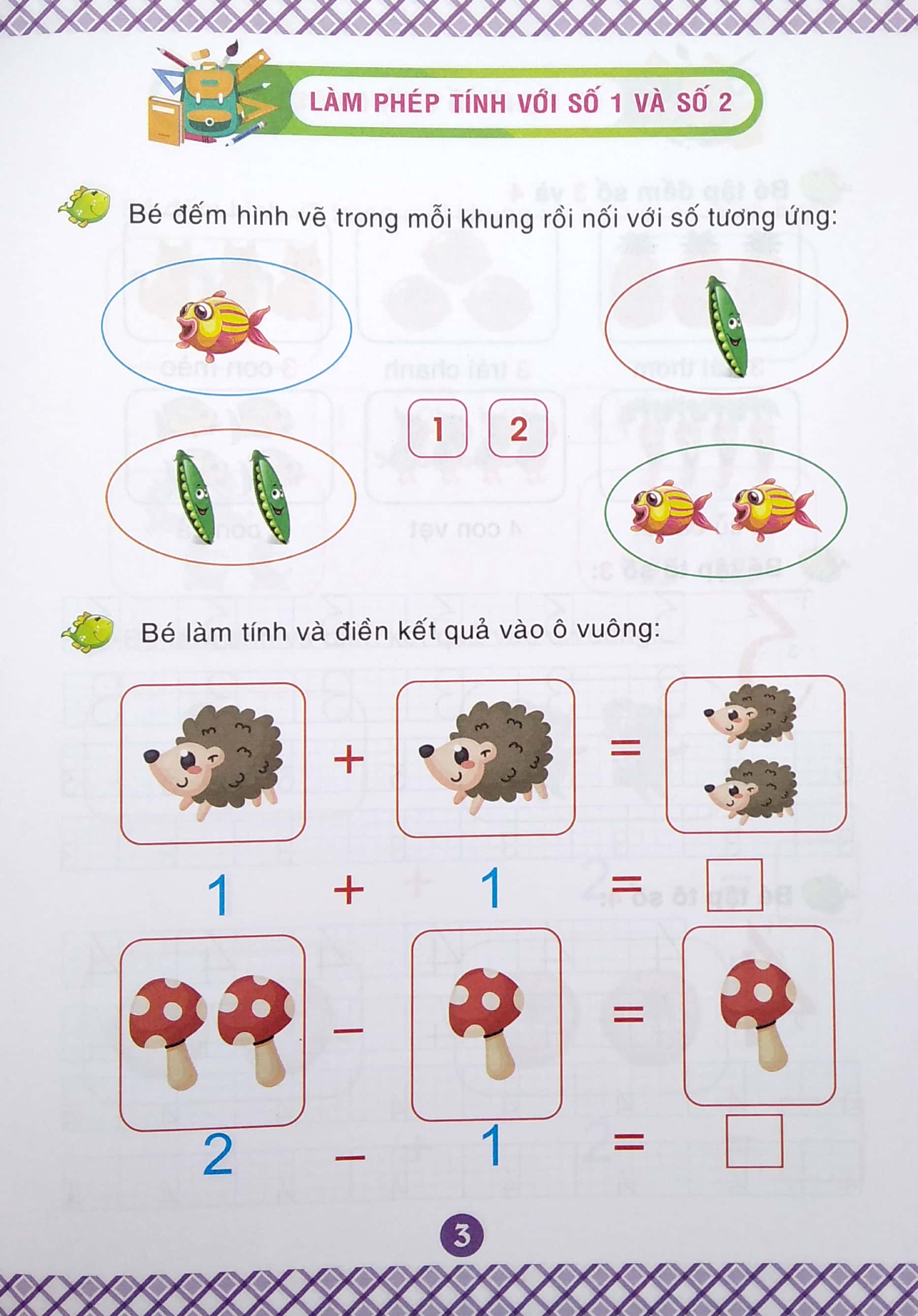 Chuẩn Bị Vào Lớp 1 - Bé Vui Học Toán - Tập 2