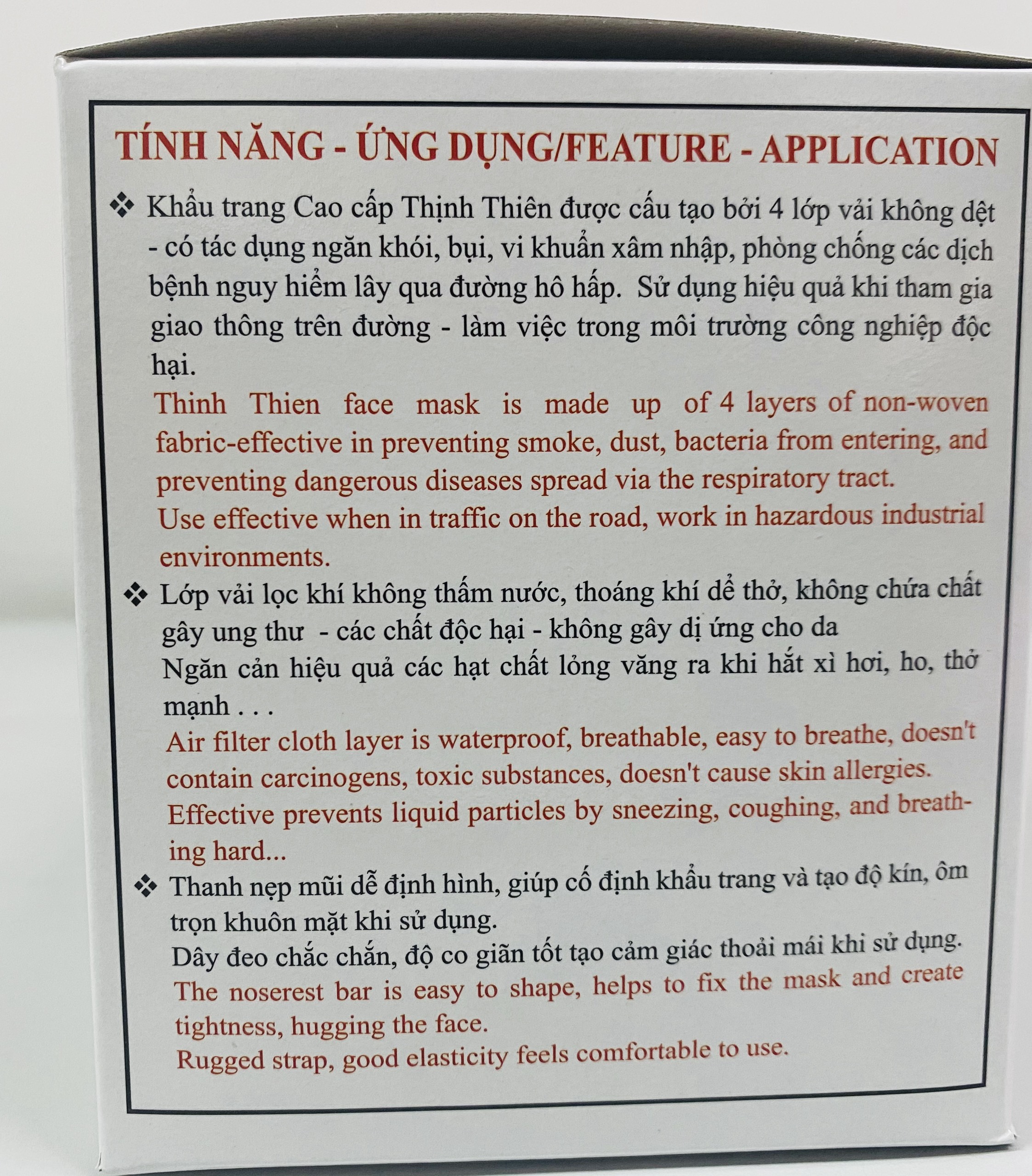 Khẩu Trang Y Tế 4 Lớp Thịnh Thiên