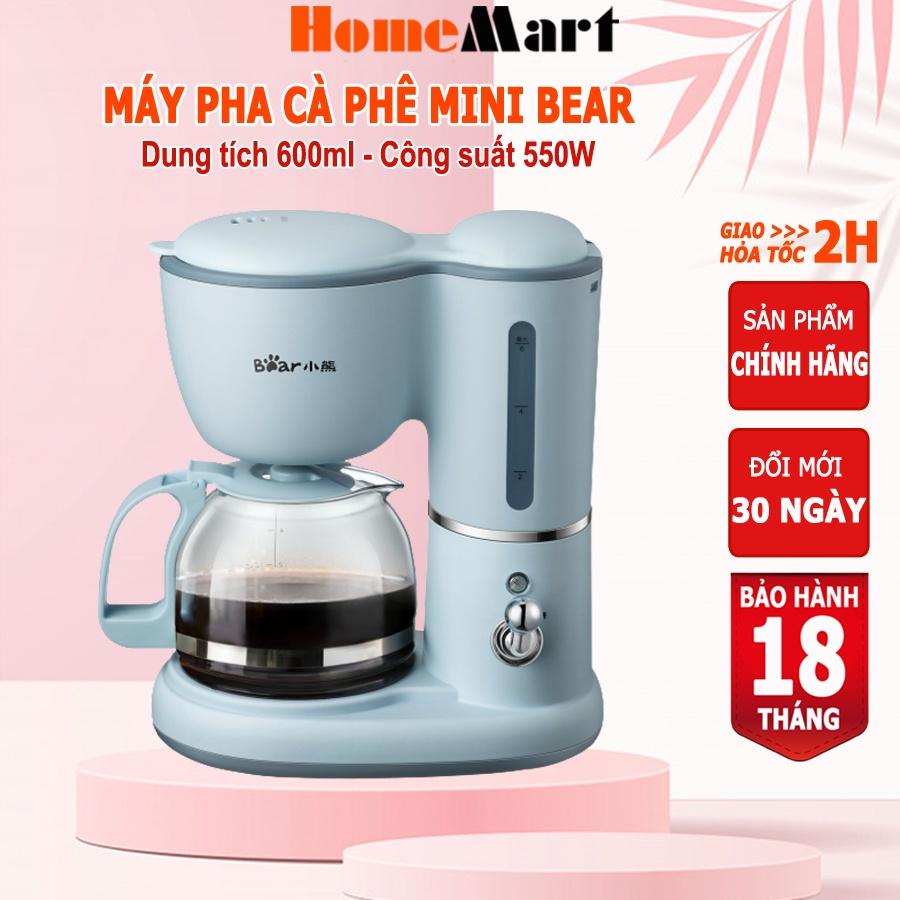 Máy pha cà phê mini Bear, máy pha cafe mini tự động dung tích 600ml, Anh Lam Store - Hàng chính hãng