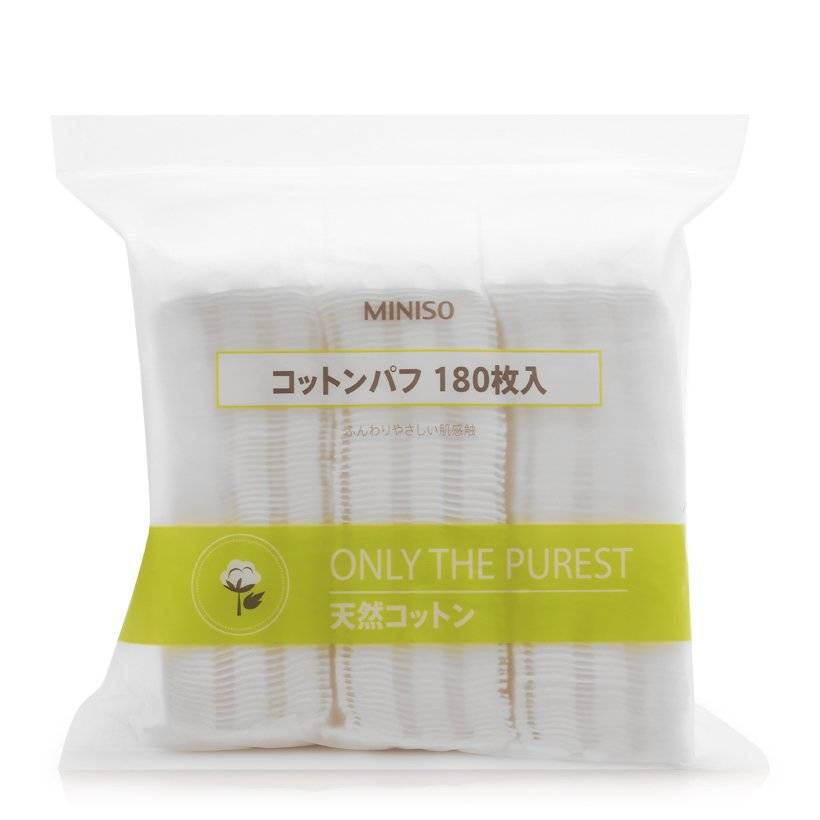 Bông Tẩy Trang Miniso Only The Purest Cotton Pads 180 Miếng