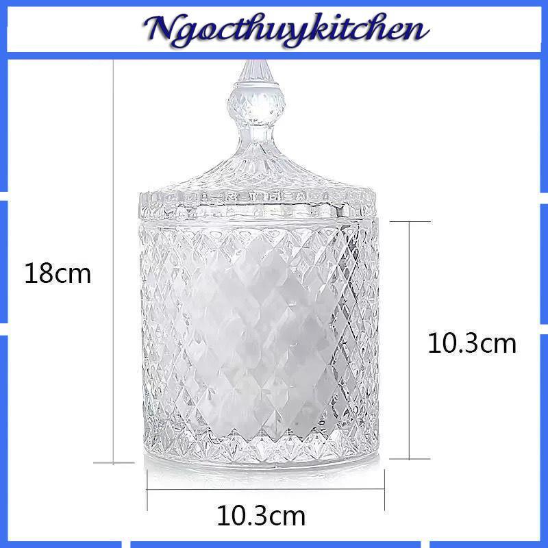 Thố mứt thủy tinh cao cấp