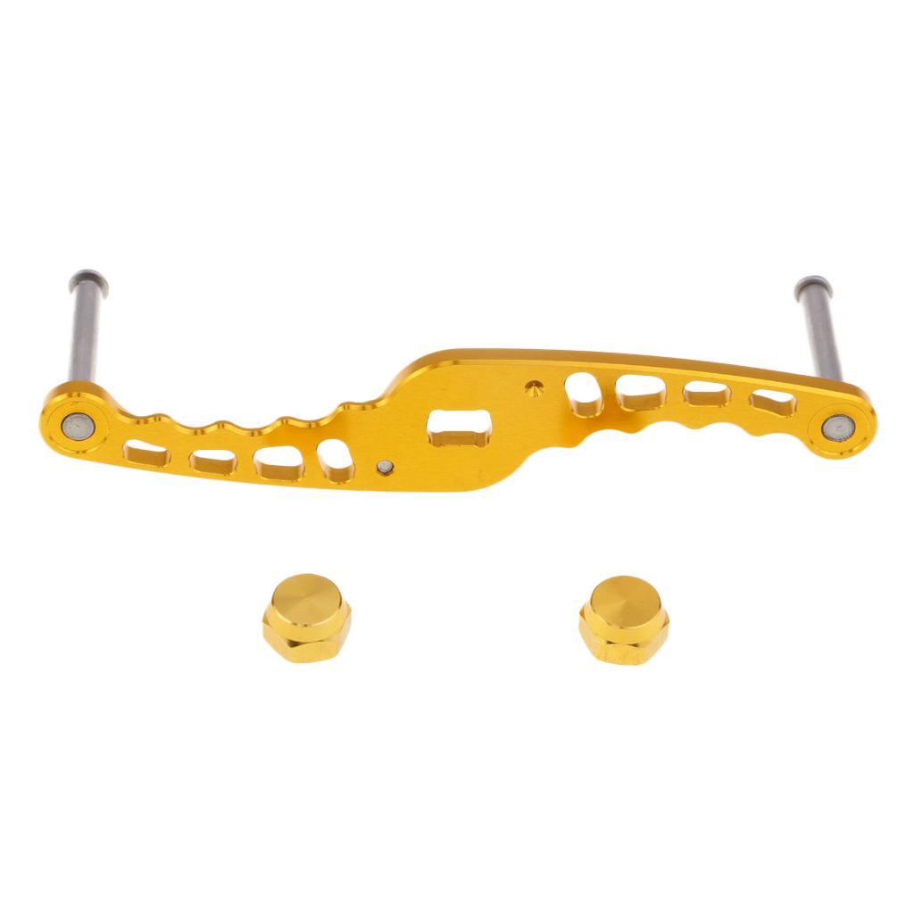 2pcs Aluminum Alloy Fishing Reel Handle Rocker Arm for Baitcasting DIY