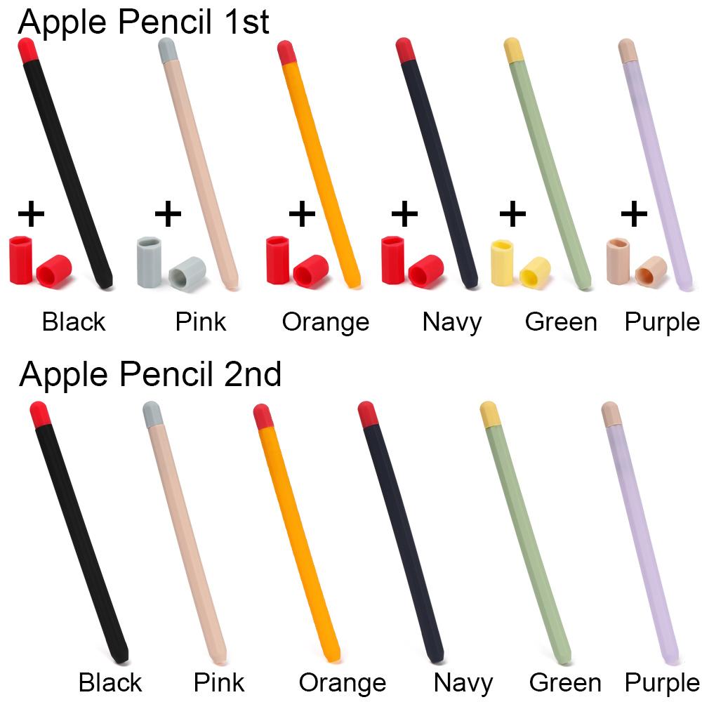 ☆YOLA☆ Soft Protective Case Portable Stylus Cover Touch Pen Covers Candy Color Silicone Styluspen Dust Proof Shockproof Non Slip pencil skin/Multicolor