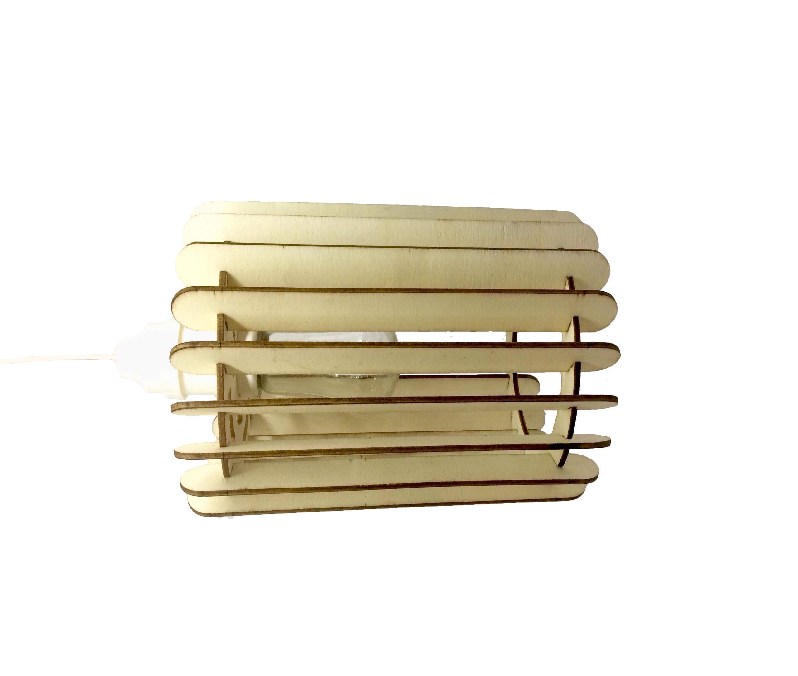 Đèn gỗ diy