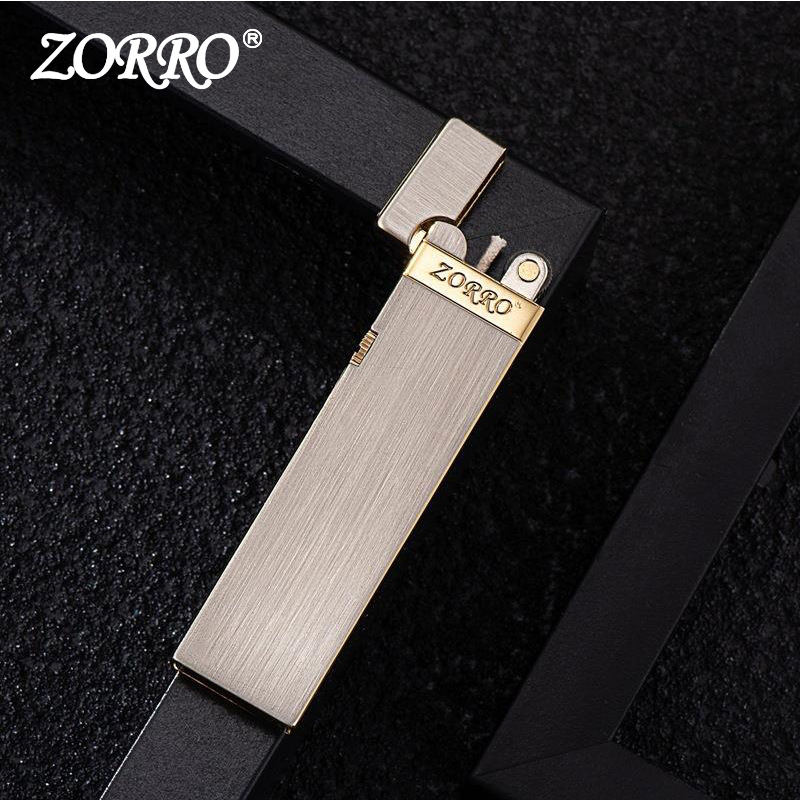 Vỏ Hột Quẹt Bật Lửa Xăng Đá Zorro Z725 Siêu Mỏng - Nhiều Màu