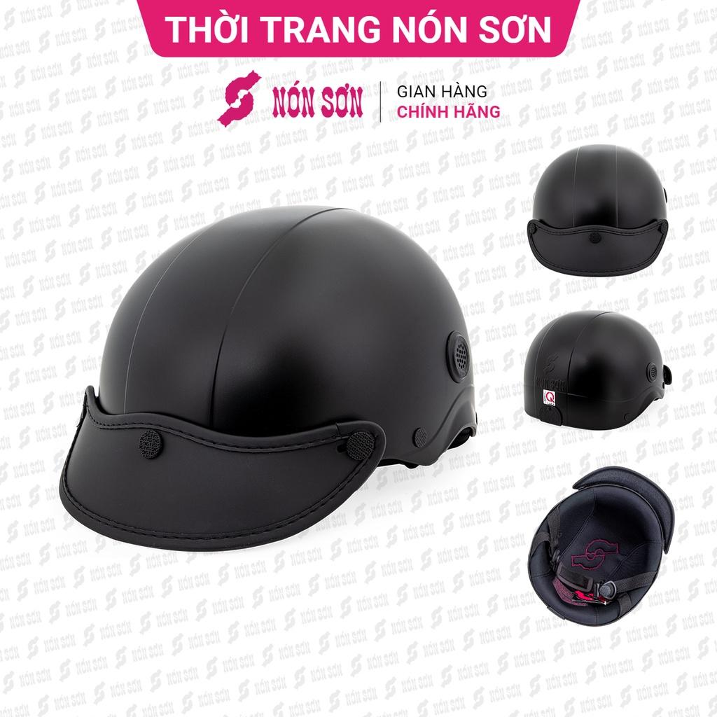 Mũ bảo hiểm lỗ thông gió phiên bản mới NÓN SƠN chính hãng TG-ĐN052