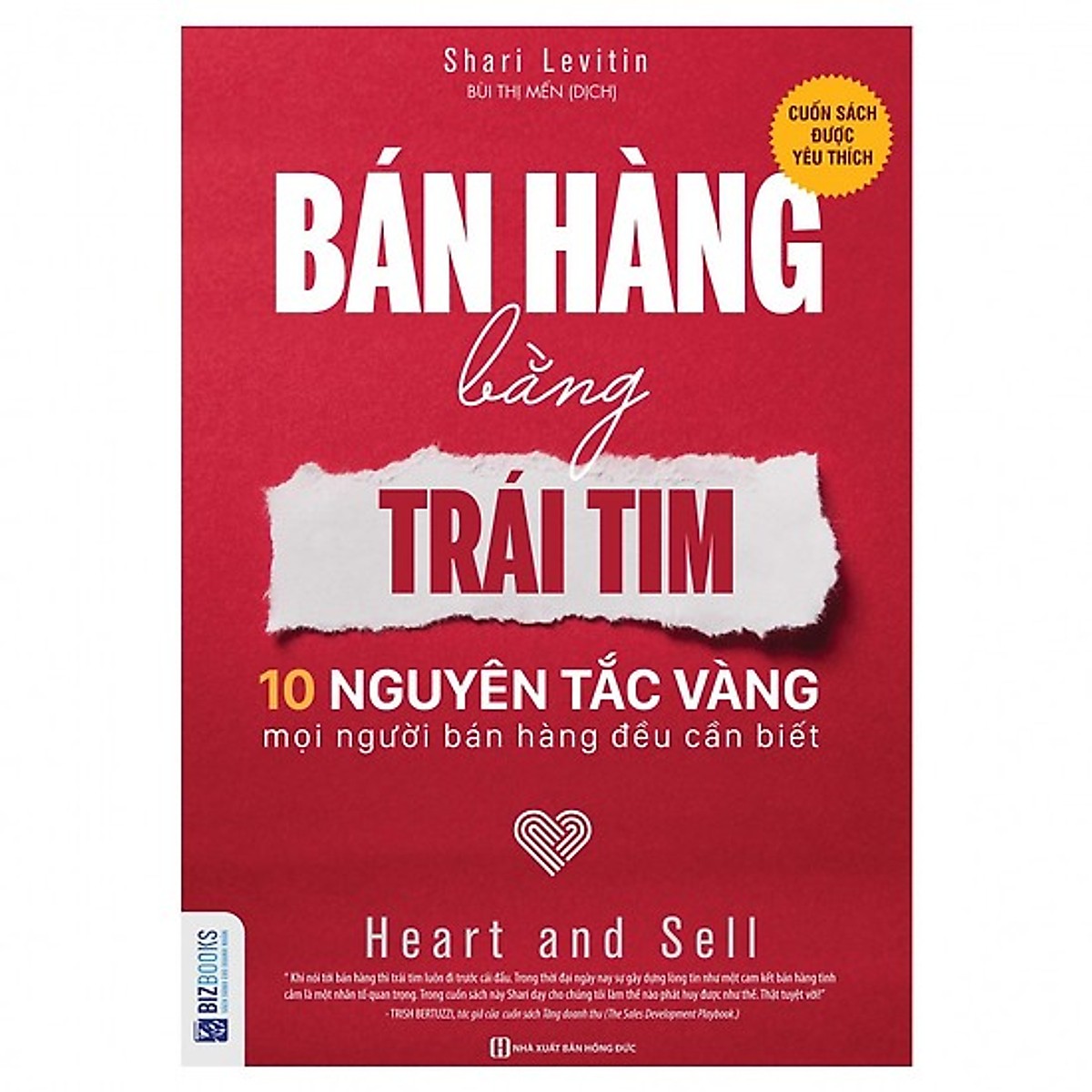 Bán Hàng Bằng Trái Tim  (Tặng Bookmark độc đáo)