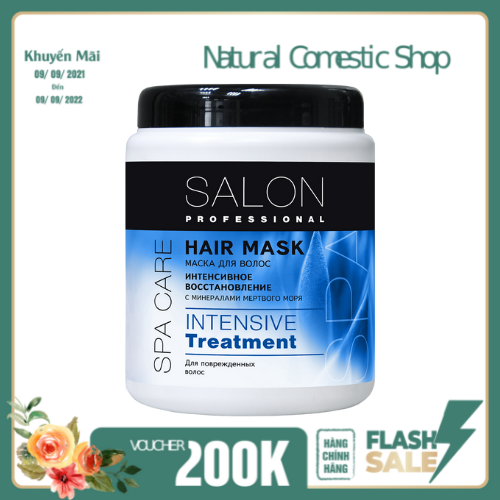 Kem ủ Salon Professional phục hồi chuyên sâu cho mái tóc hư tổn do hóa chất, nhiệt 1000ml