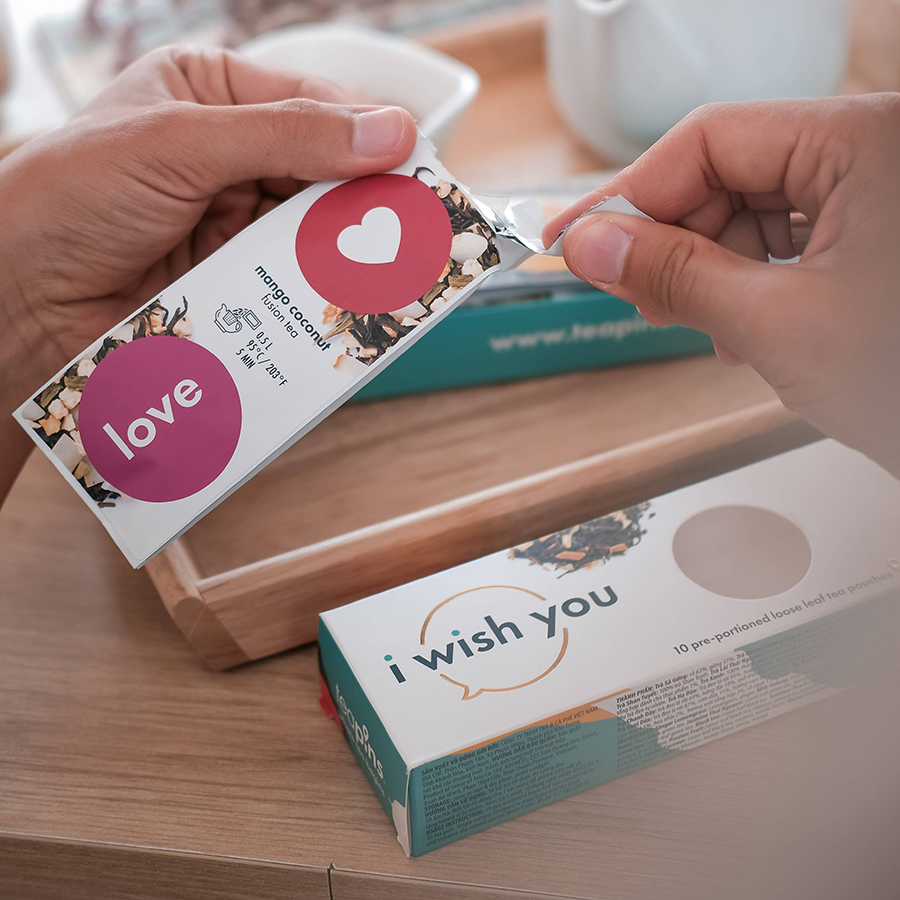 Trà I Wish You 10 Loose Leaf Tea Teapins