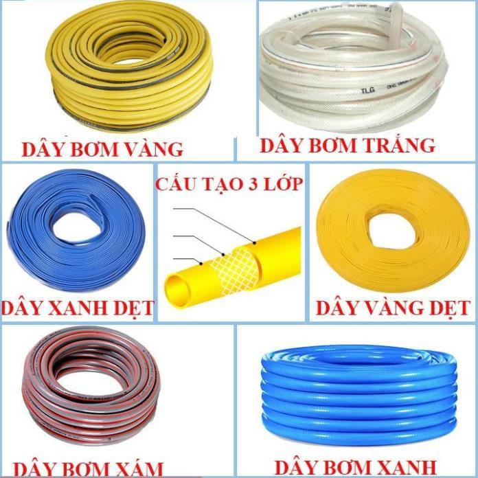 Bộ dây và vòi xịt tăng áp rửa xe tưới cây 15M (cút đồng nối nhựa đen) 206817 TL