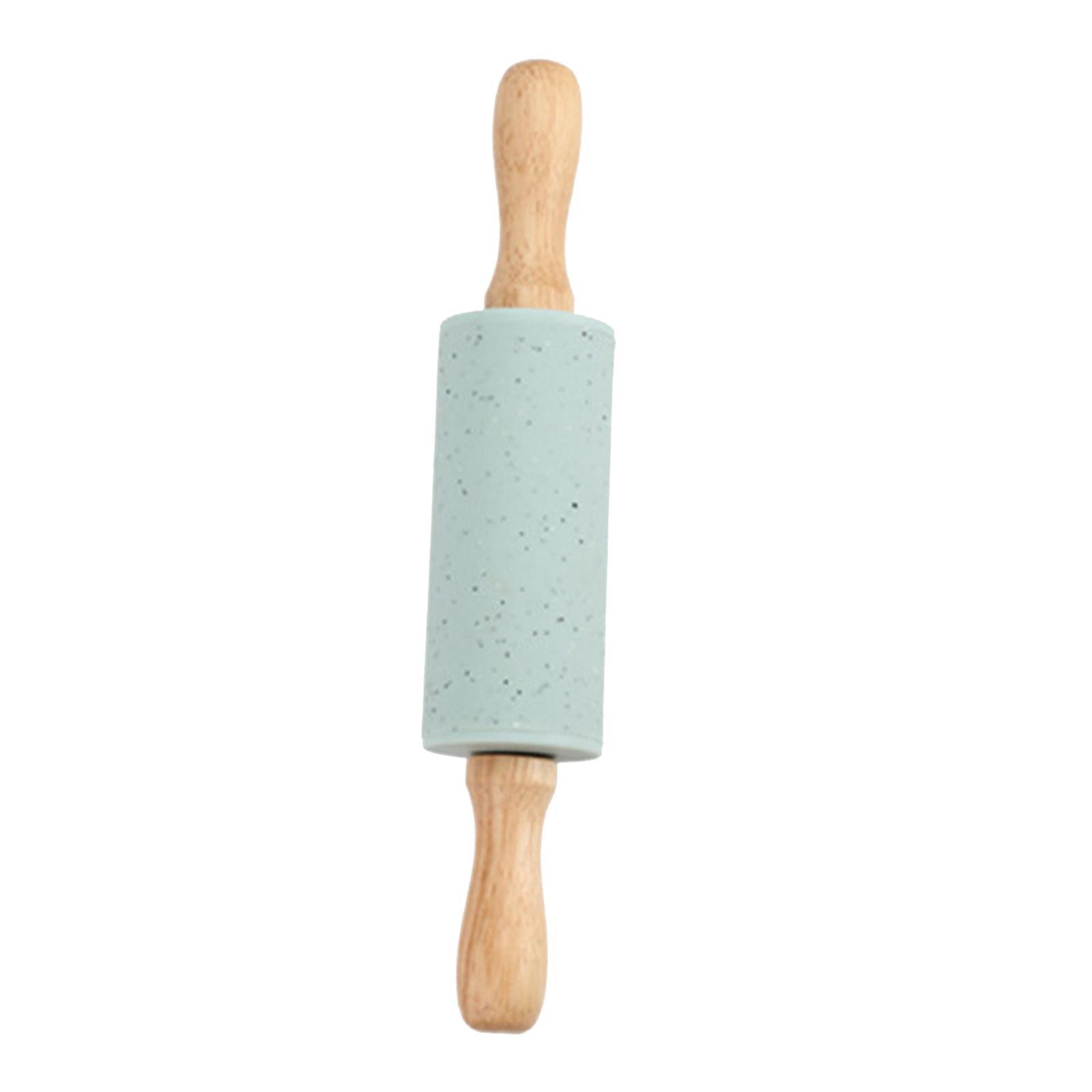 Wooden Rolling Pin for Baking Roller with Handles Handheld Easy Cleaning Roller Baking Tool for The Pastry Pizza Pie Kitchen Gadgets