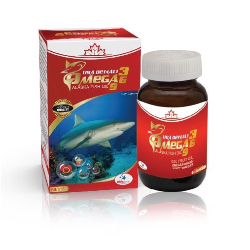 TPBVSK USADenali OMEGA 3.6.9 - Giúp bổ mắt, bổ não, đẹp da, tăng cường thị lực, tốt cho tim mạch