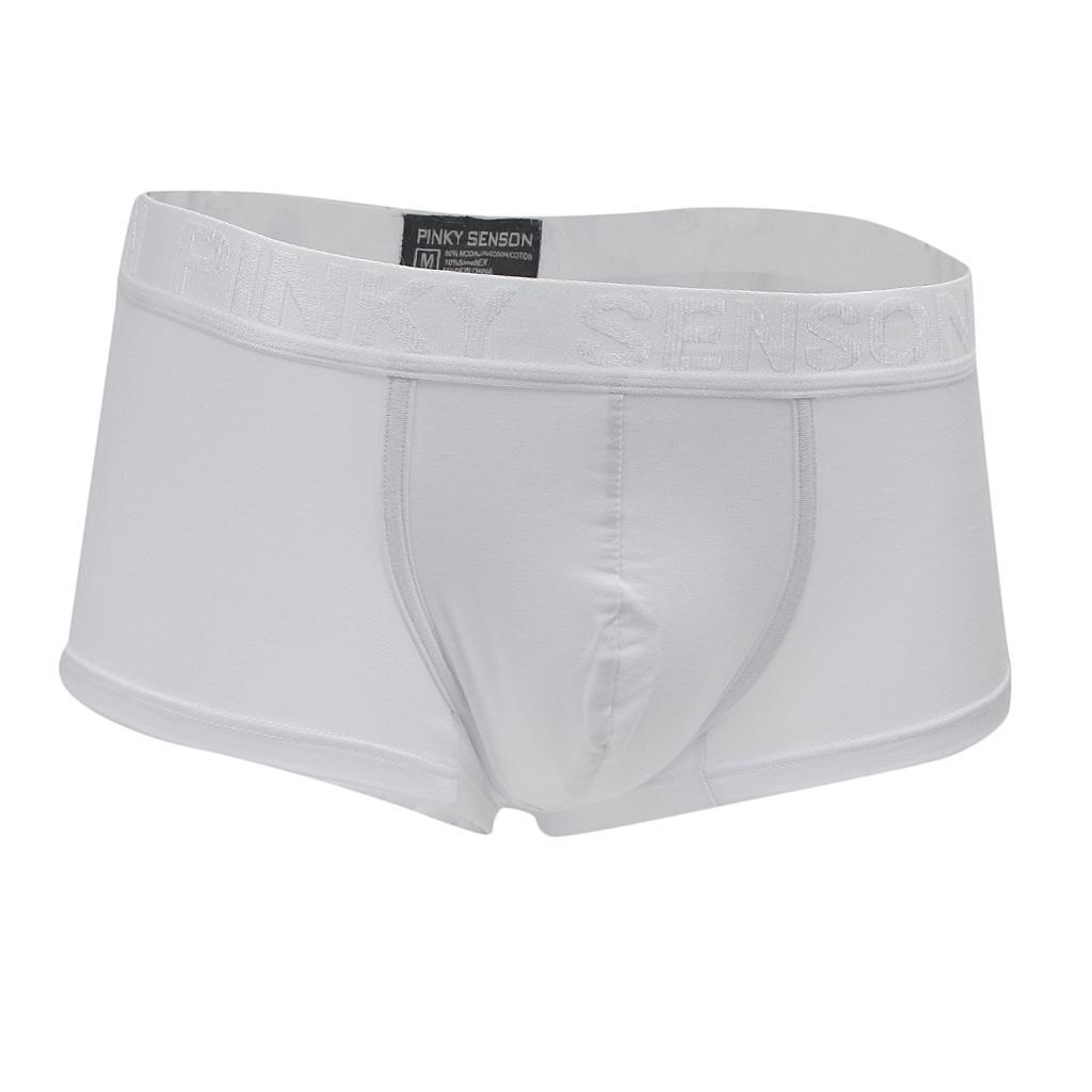 Men's Soft Breathable Stretch Flex Fit Modal Pouch Boxer Briefs Trunks Underwear