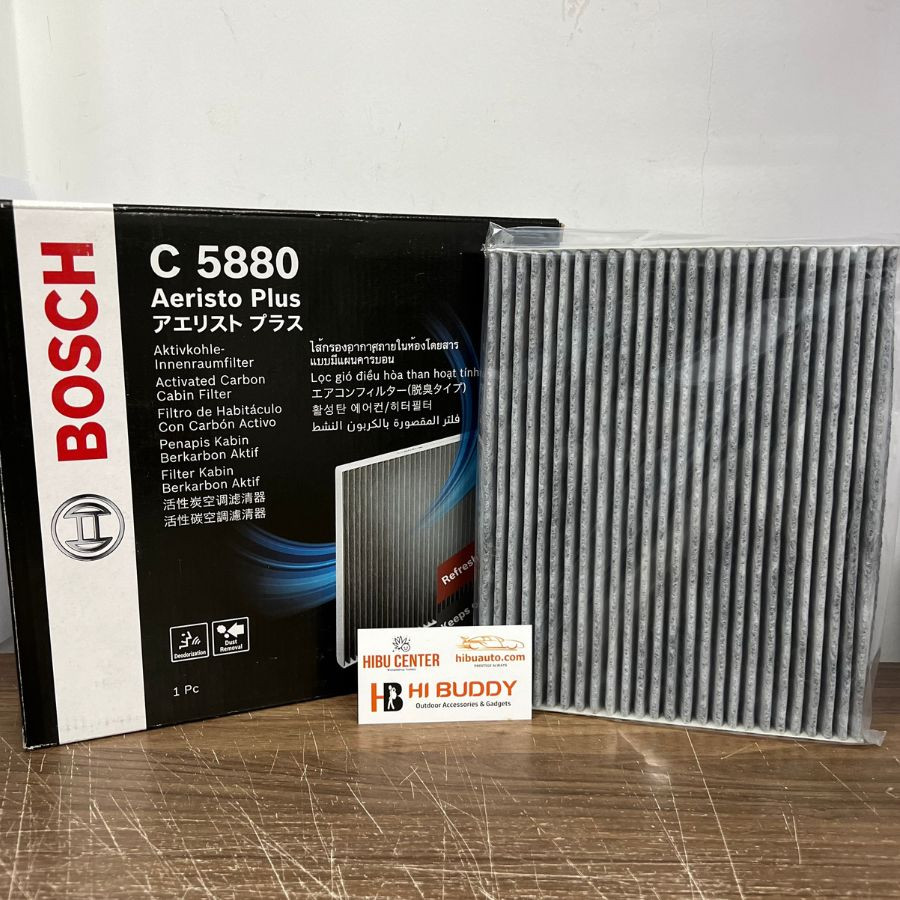 Lọc Gió Điều Hòa Than Hoạt Tính BOSCH Aeristo Plus C5880 Dành Cho Xe Kia Carens/Rondo ( 13-18), Cerato/Forte ( 13-18)