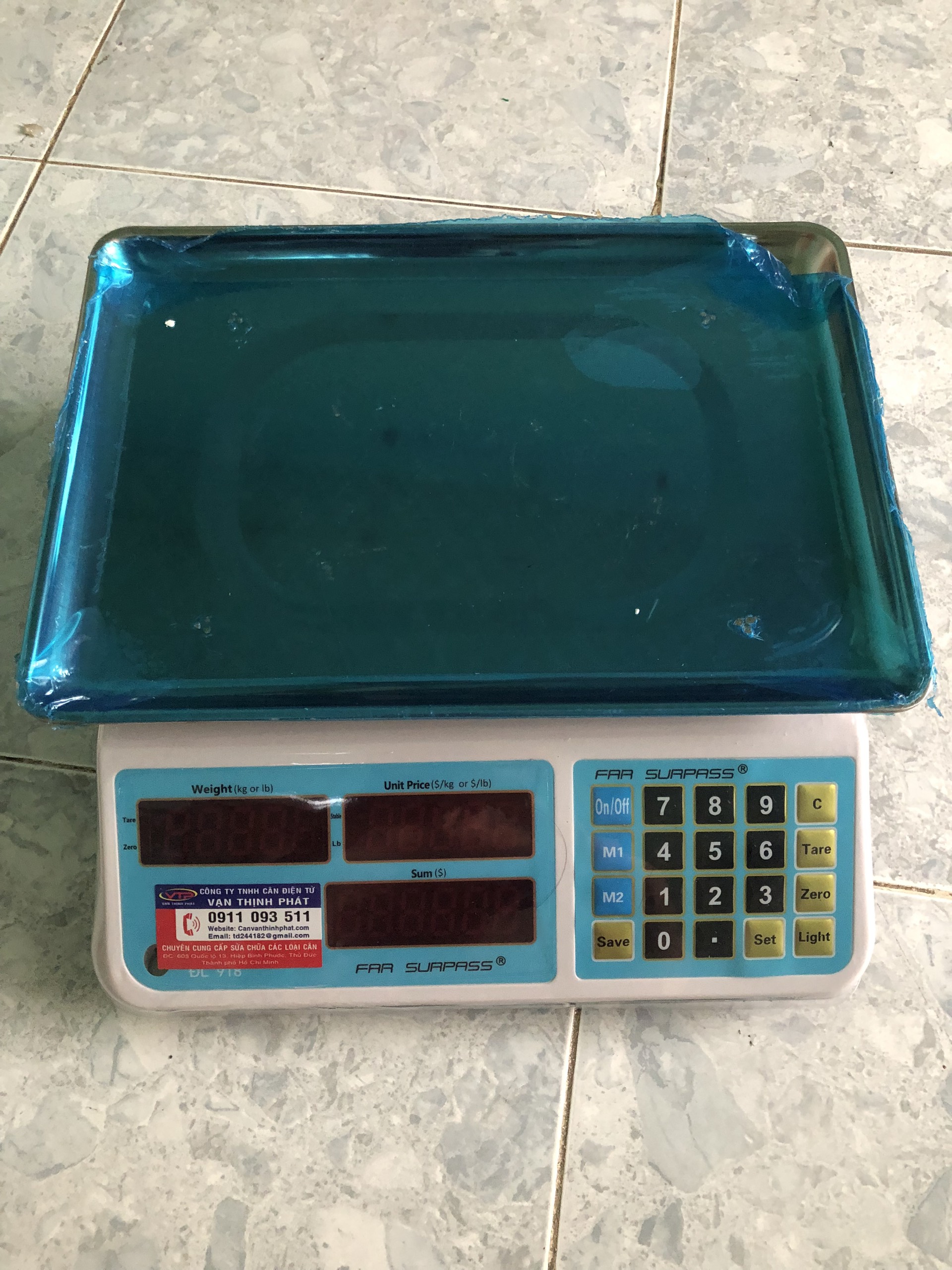 Cân Điện Tử Tính Tiền Chống Nước ACS-918