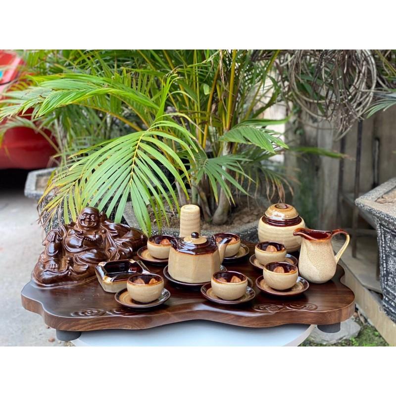 BỘ ẤM CHÉN HOA TRONG LÒNG CHÉN