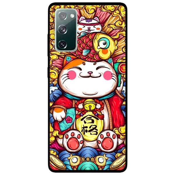 Ốp lưng dành cho Samsung S20 FE / Samsung S20 FE 5G - Mèo Đội Cá