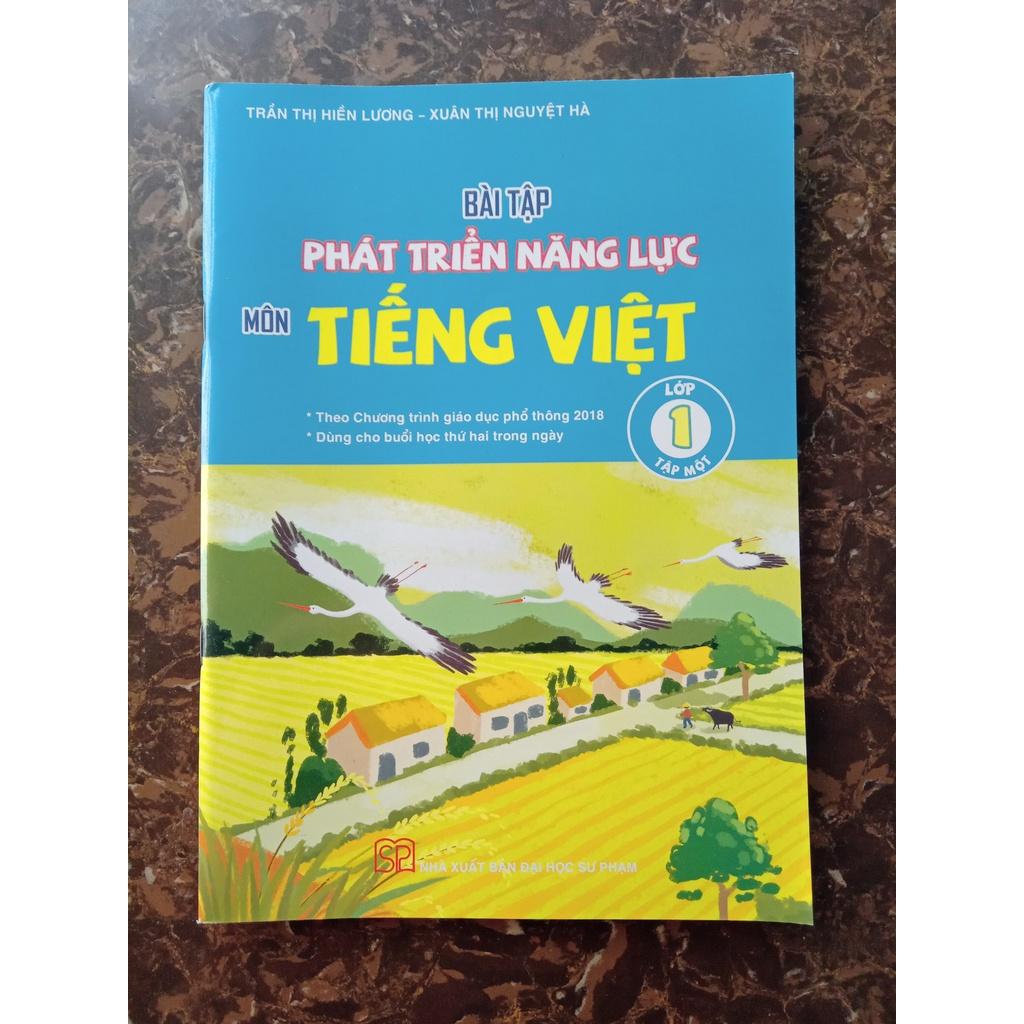 Sách - Combo Bài tập phát triển năng lực môn Tiếng Việt lớp 1