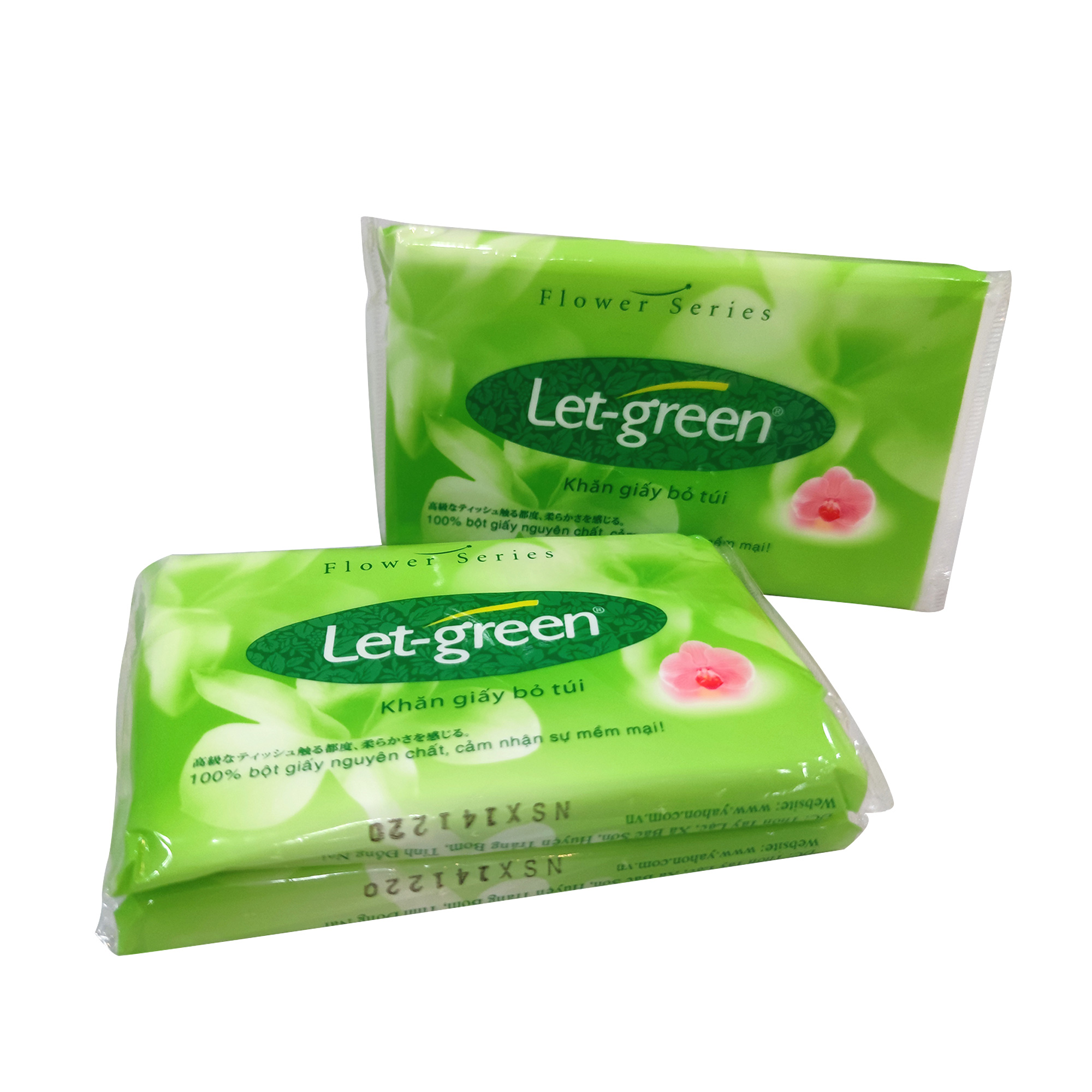 Lốc 48 Gói Khăn Giấy Bỏ Túi Let-green Gói (Màu ngẫu nhiên)