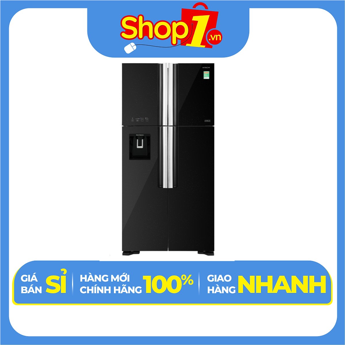 Tủ Lạnh Hitachi Inverter 540 lít R-FW690PGV7X  - Hàng Chính Hãng - Chỉ Giao Hà Nội