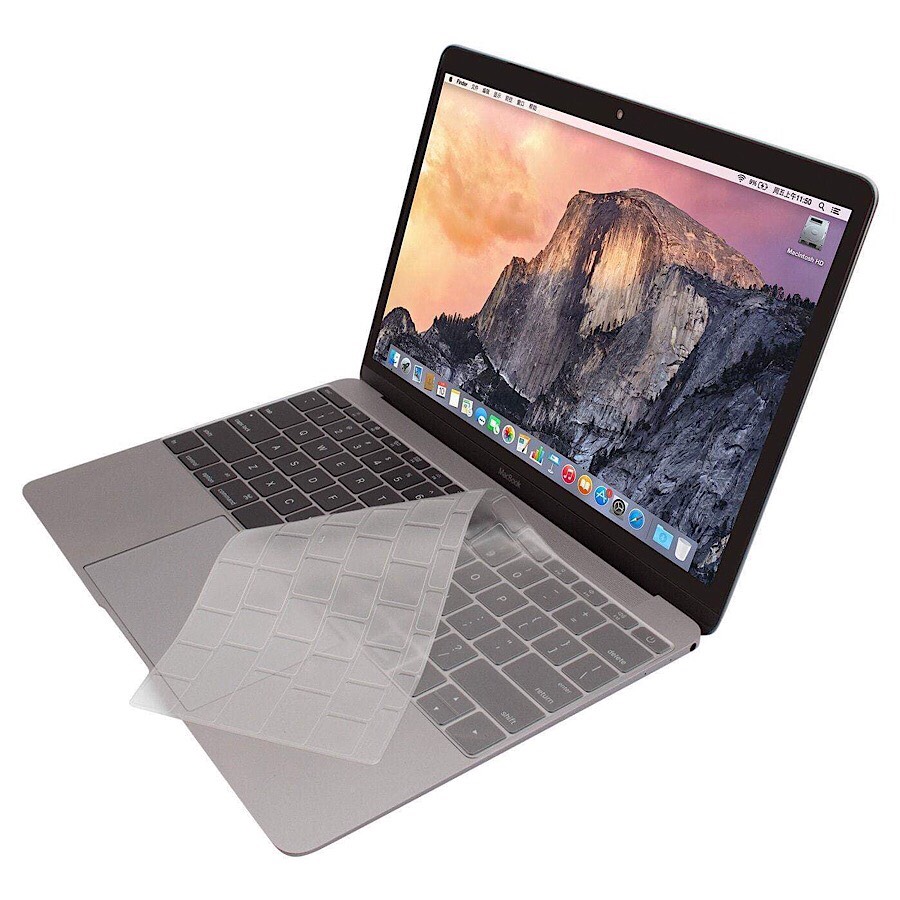 Miếng phủ bàn phím bảo vệ cho MacBook 12 inch hiệu JCPAL FitSkin (hàng nhập khẩu)